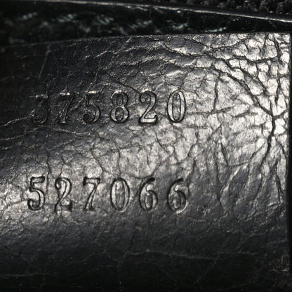 Gucci Fluffy Calfskin Morpheus Weekender Duffle Black 7 of 10