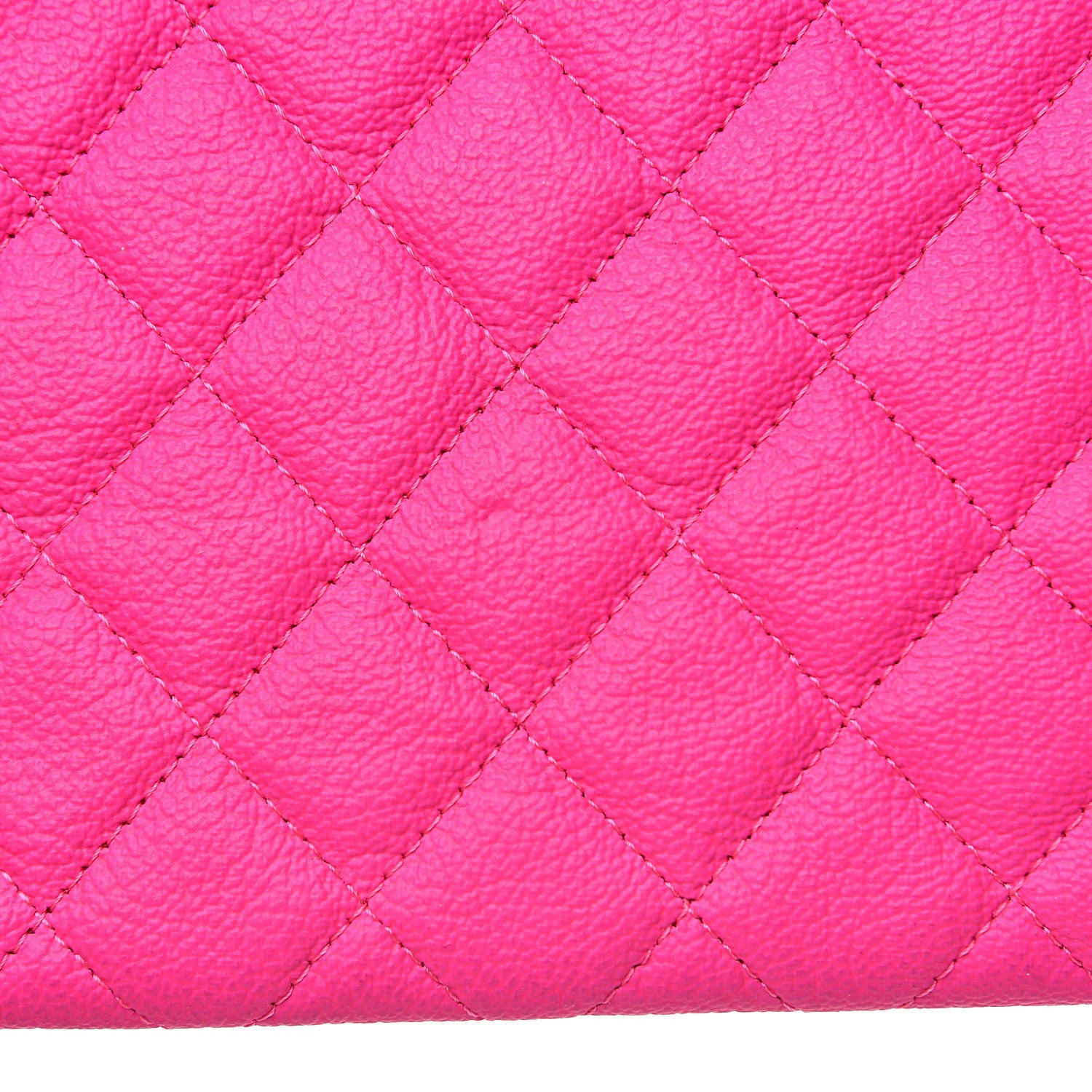 Chanel Goatskin Quilted Medium Reissue Cosmetic Case Pink 7 of 8