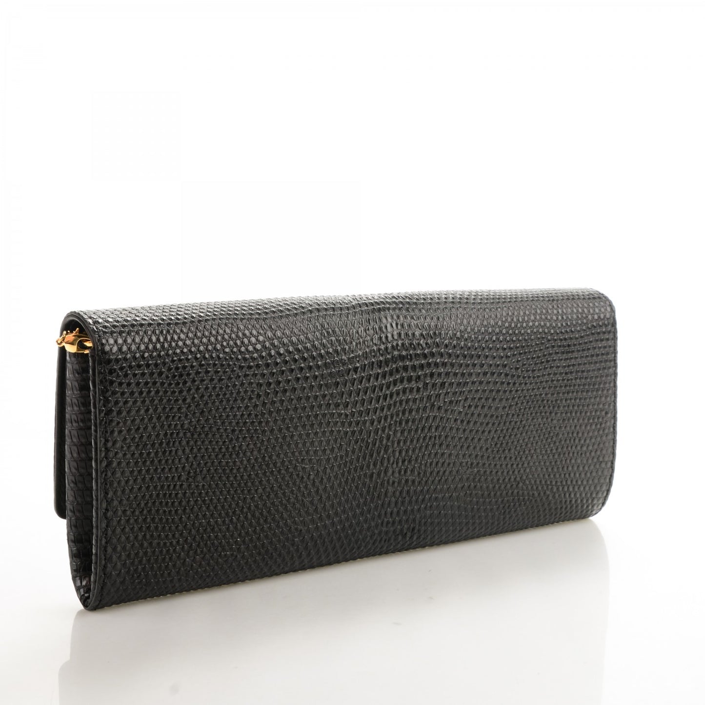 Lizard Palazzo Medusa Evening Clutch Black
