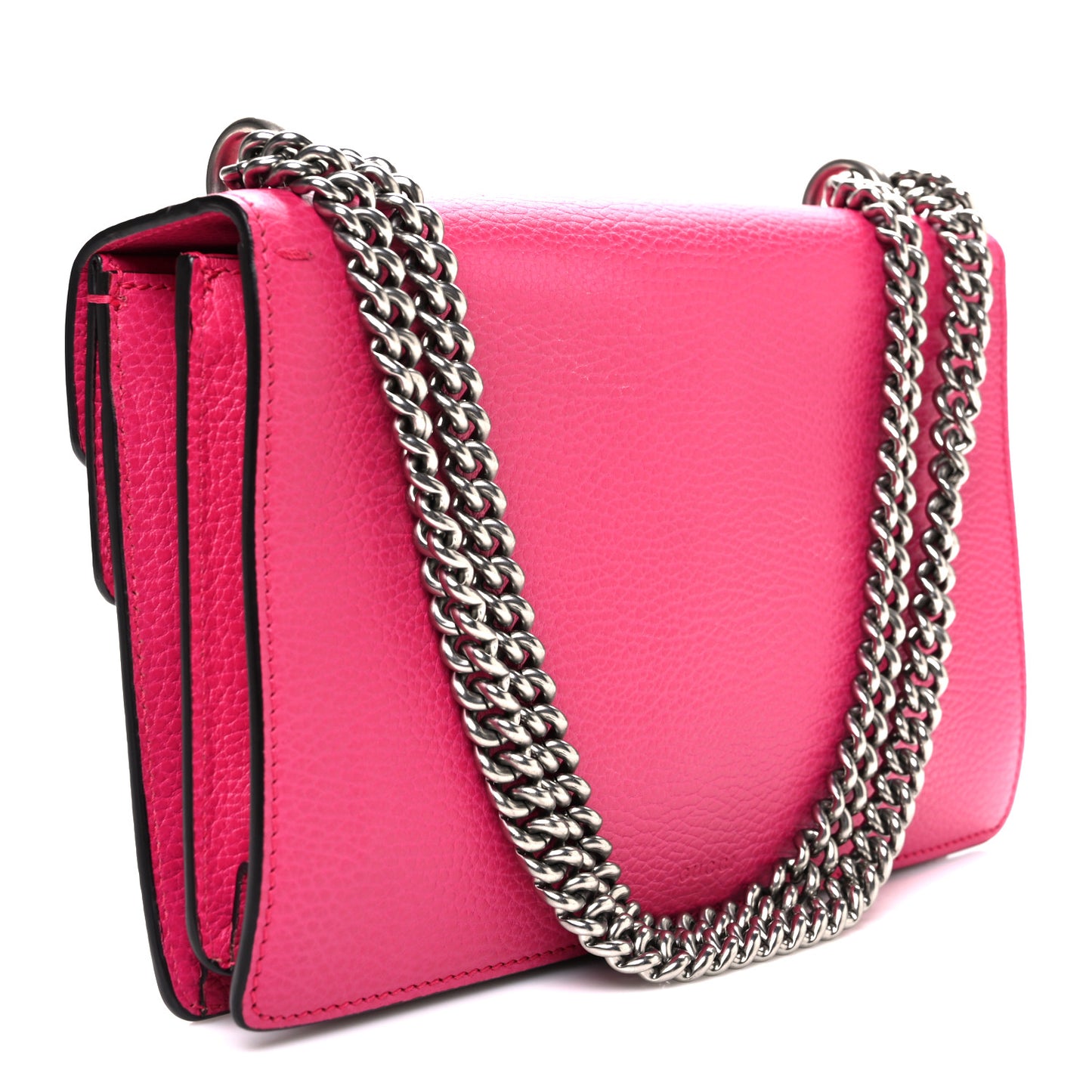 Dollar Calfskin Small Dionysus Shoulder Bag Box Pink