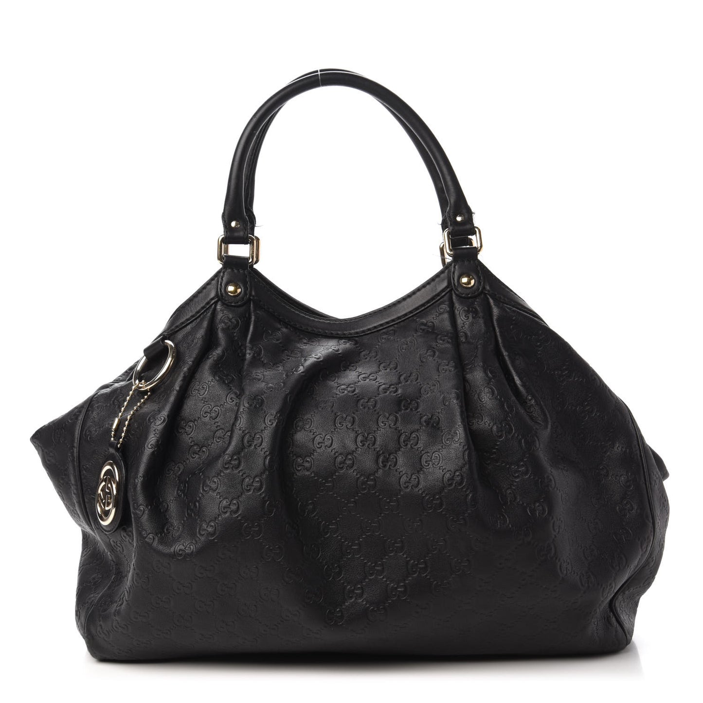 Guccissima Large Sukey Tote Black