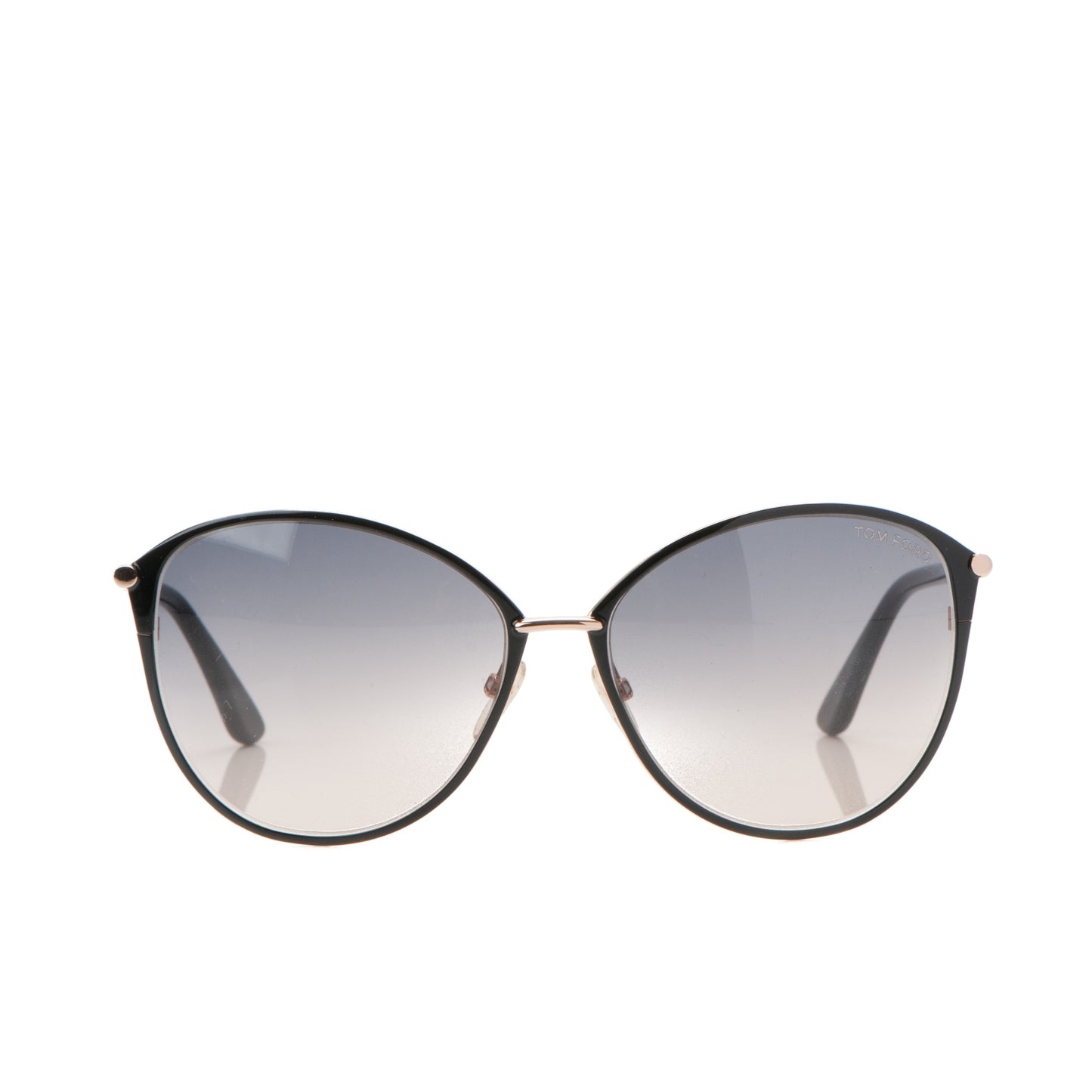 Penelope Vintage Round Sunglasses TF320 Black