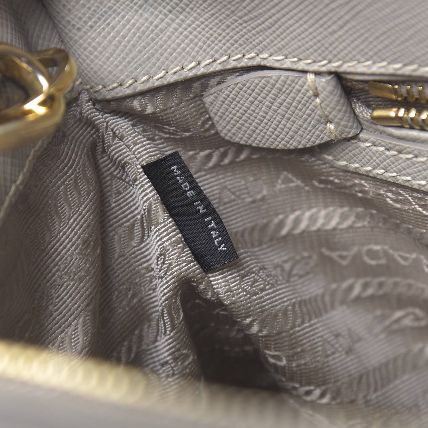 Prada Saffiano Medium Galleria Double Zip Tote Pomice 8 of 20
