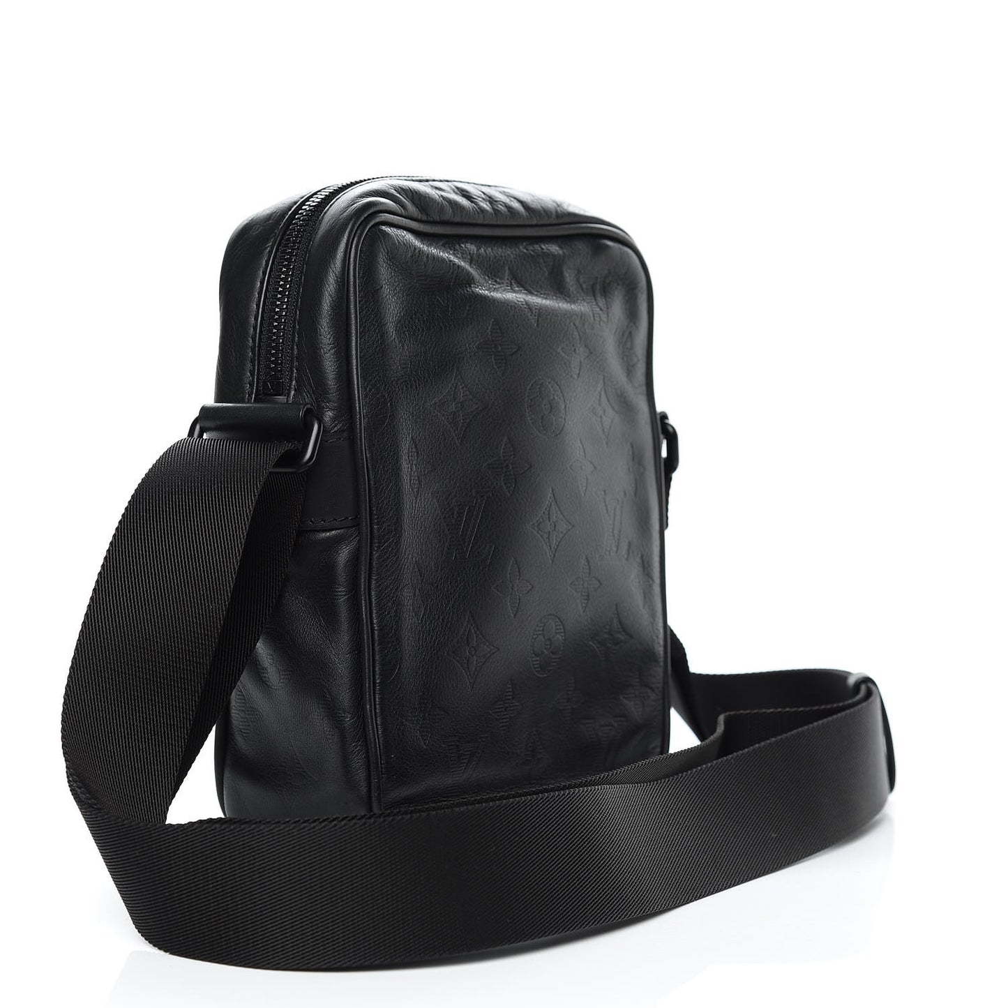 Calfskin Monogram Shadow Danube PM Black