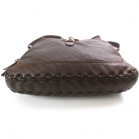 Diamante Stitched Large New Jackie Shoulder Bag