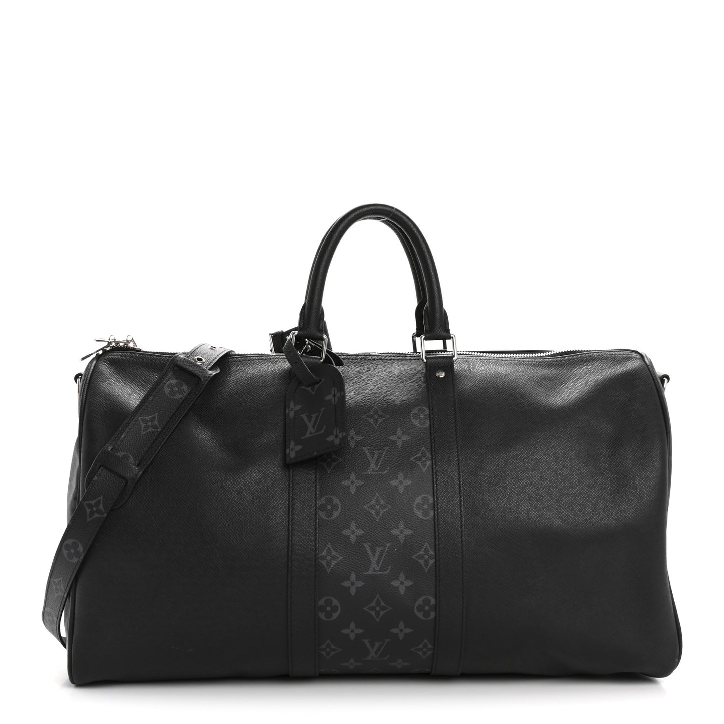 Taiga Monogram Eclipse Keepall Bandouliere 50 Black