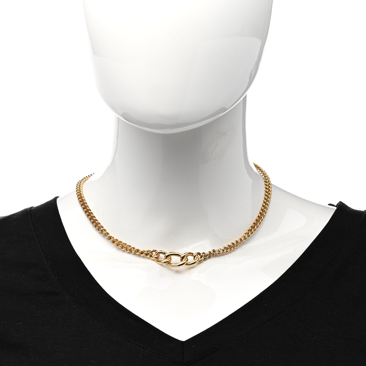Christian Dior Chain Necklace Gold 2 of 5