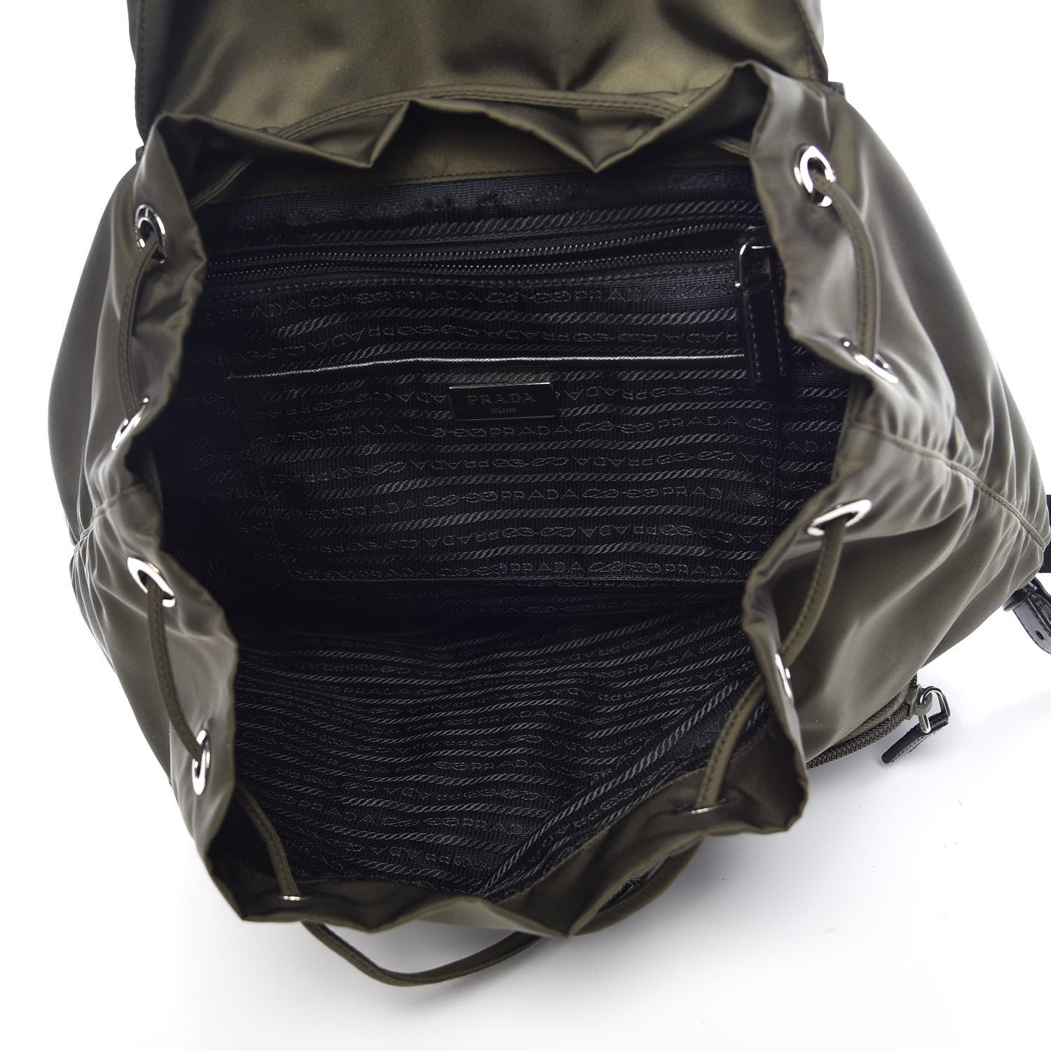 Prada Tessuto Nylon Vela Medium Backpack Mimetico 5 of 10