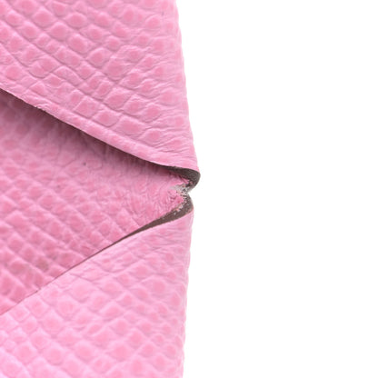 Hermes Epsom Calvi Card Case 5P Pink 10 of 11