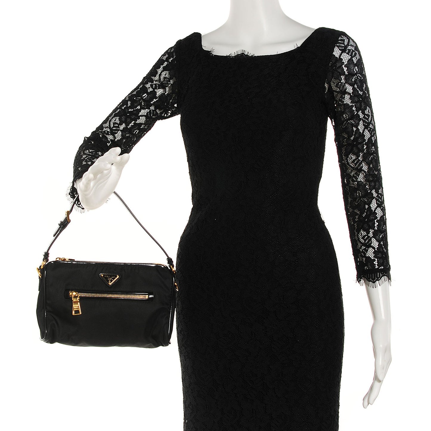 Tessuto Nylon Pochette Nero Black