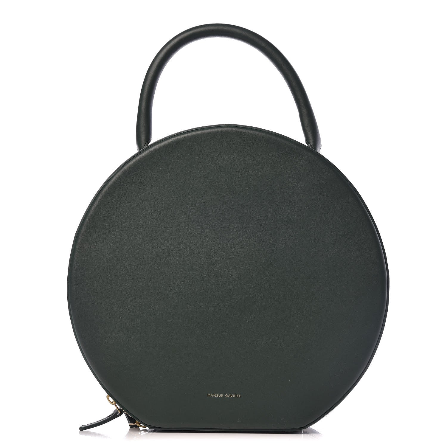 Mansur Gavriel Calfskin Circle Bag Moss 1 of 9