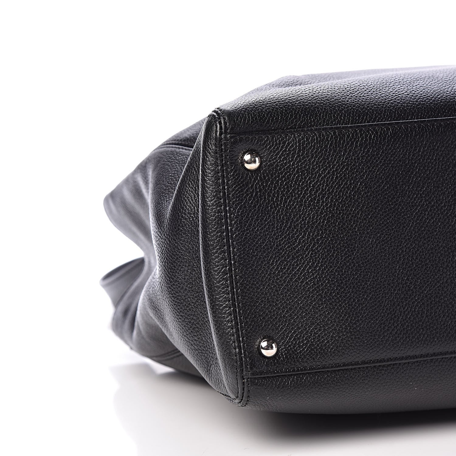 Chanel Calfskin Cerf Executive Shopper Tote Black 6 of 11