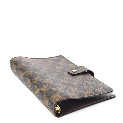 Louis Vuitton Damier Ebene Medium Ring Agenda Cover 4 of 15