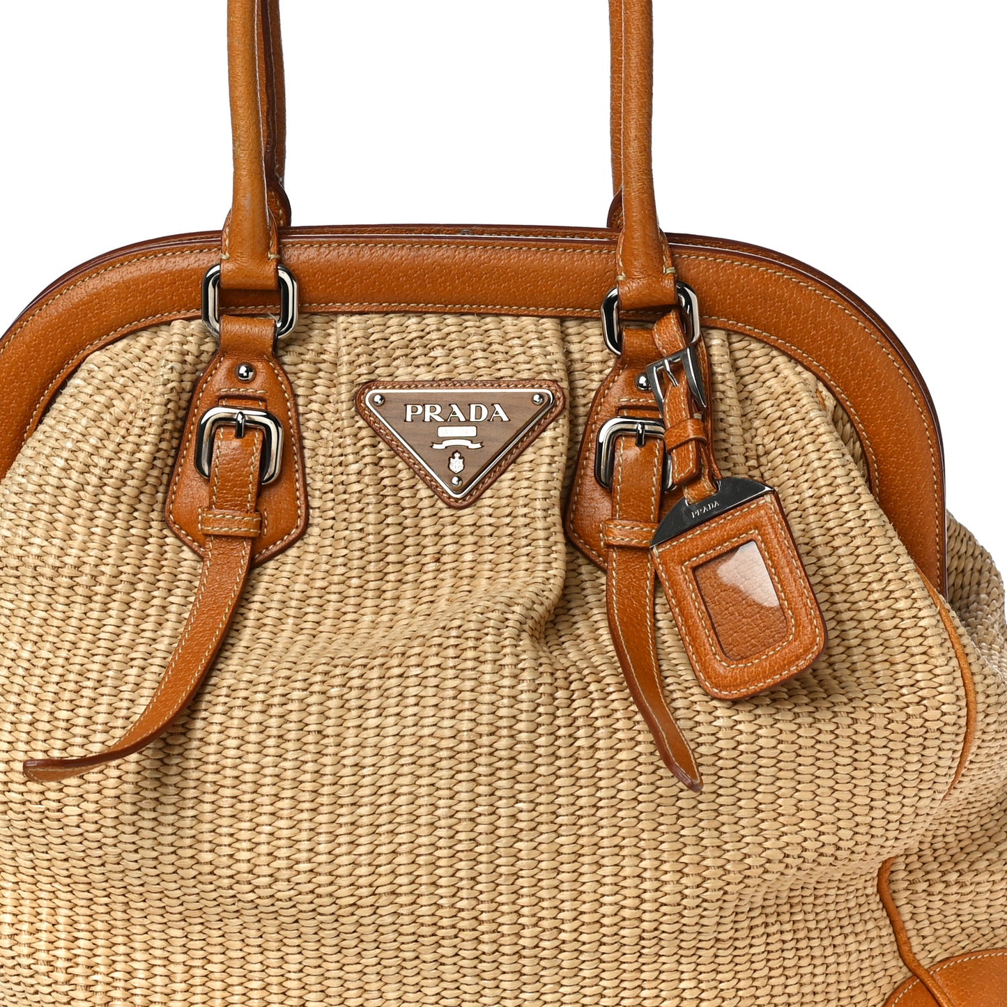 Paglia Cinghiale Frame Bag Naturale Cuoio