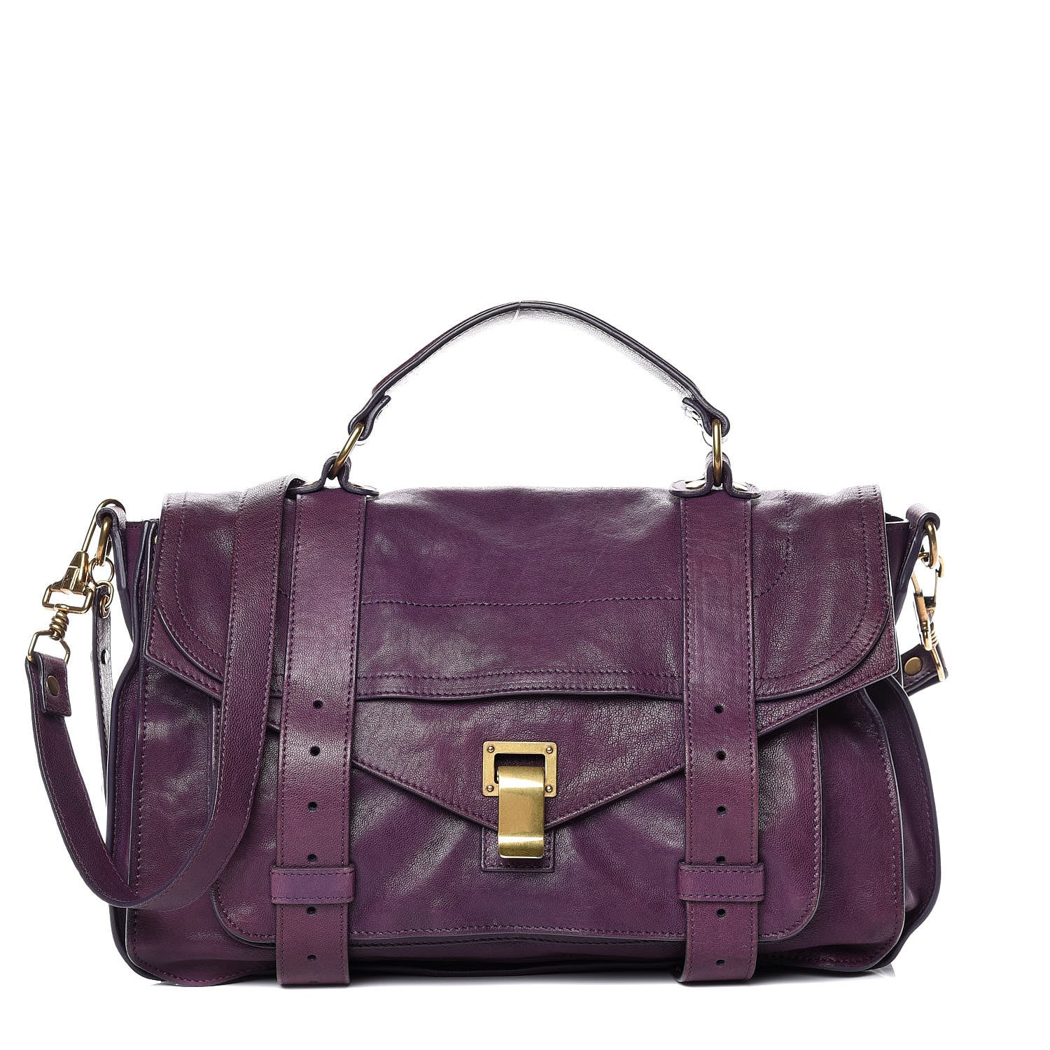 Proenza Schouler Lambskin Medium PS1 Satchel Veruca Salt 1 of 19