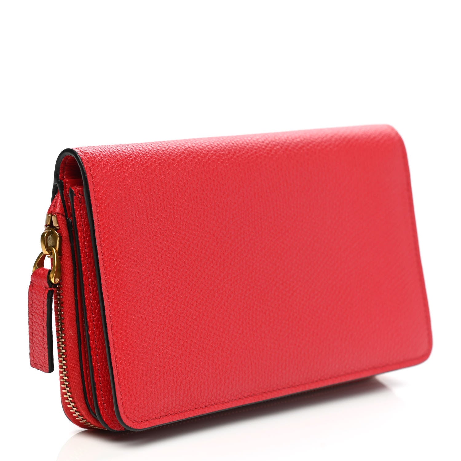 Valentino Garavani Grainy Calfskin Vlogo Phone Pouch Rouge Pur 3 of 7