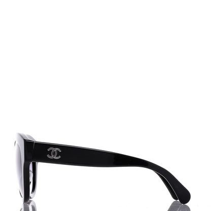Chanel Acetate Butterfly Sunglasses 5371 Black 3 of 7