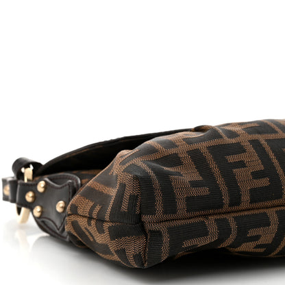 Fendi Zucca Small Chef Shoulder Bag Tobacco 9 of 10