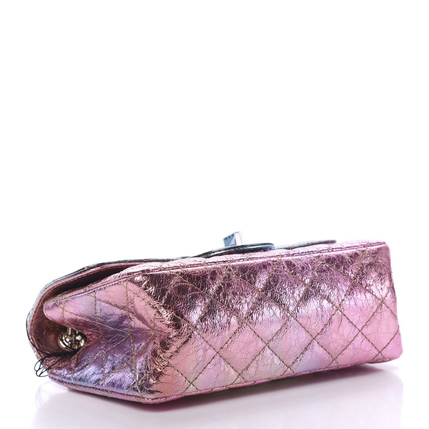 Chanel Metallic Goatskin Quilted Mini 2.55 Reissue Flap Multicolor 3 of 11