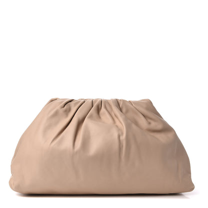 Bottega Veneta Smooth Butter Calf The Pouch Oversized Clutch Nude 1 of 9
