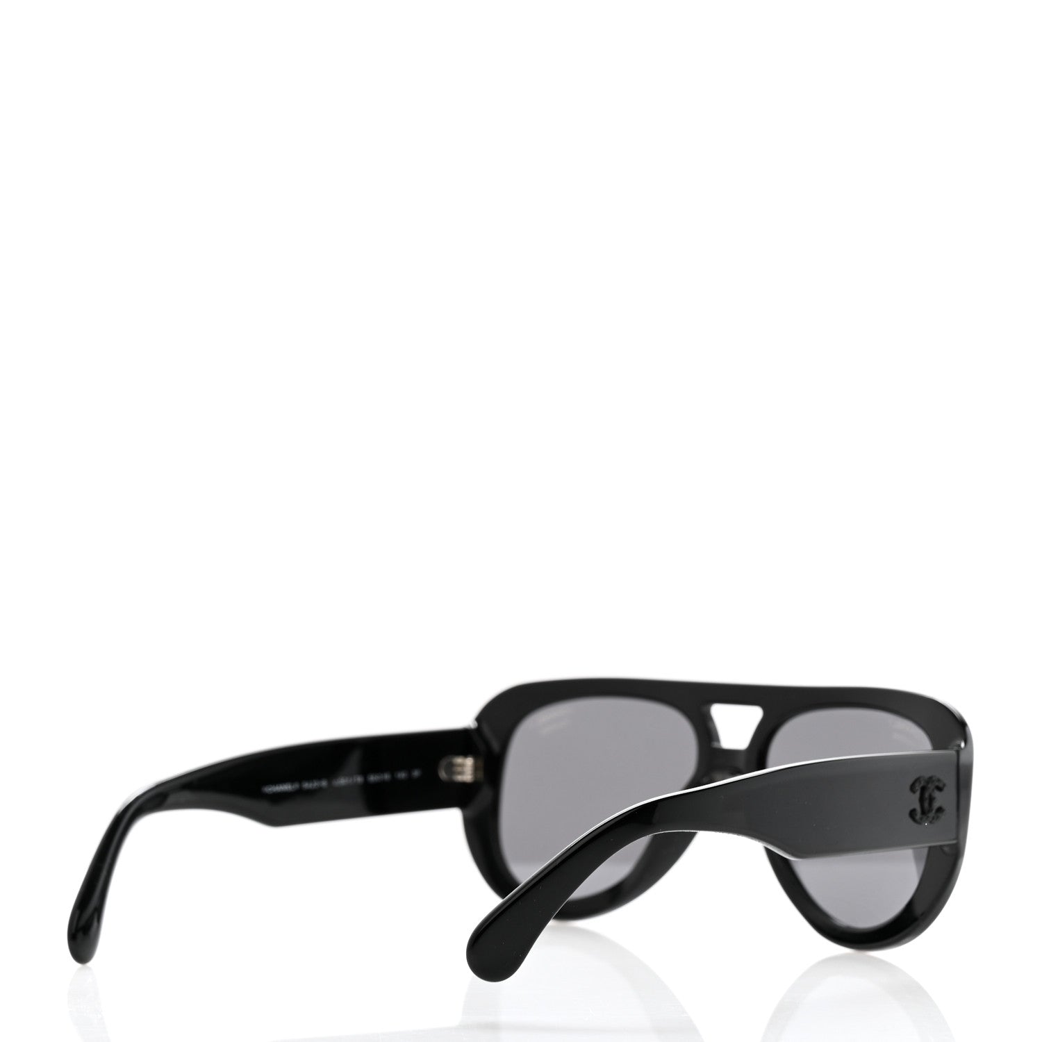 Chanel Resin Polarized Sunglasses 5423-B Black 4 of 8