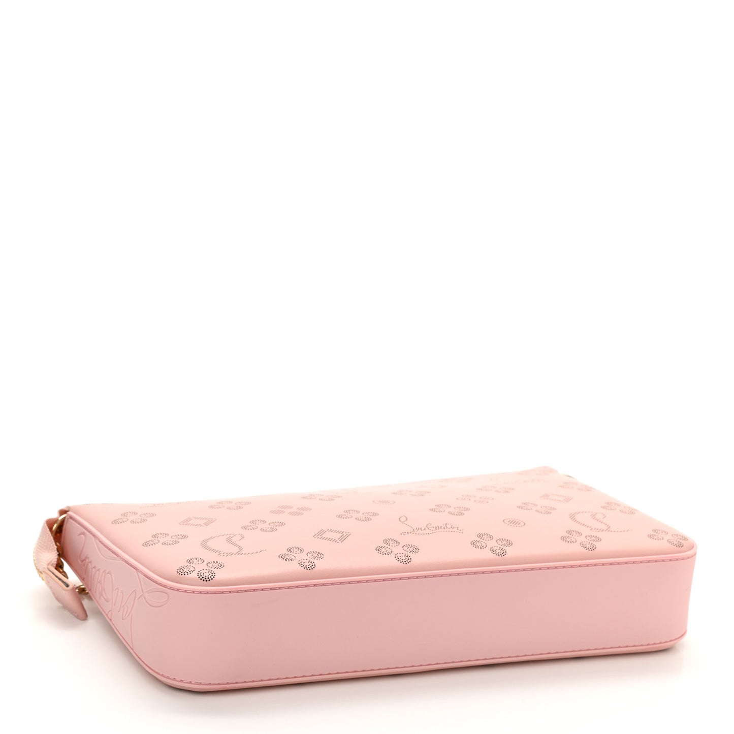 Calfskin Loubila Loubinthesky Chain Clutch Rosy