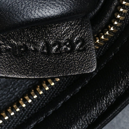 Celine Shiny Calfskin Medium Triomphe Black 7 of 9