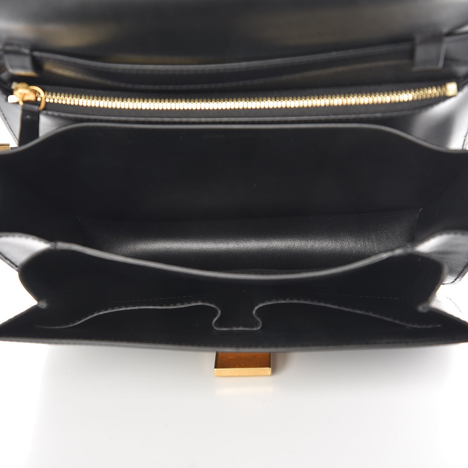 Celine Box Calfskin Medium Classic Box Flap Bag Black 6 of 8