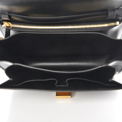 Celine Box Calfskin Medium Classic Box Flap Bag Black 6 of 8