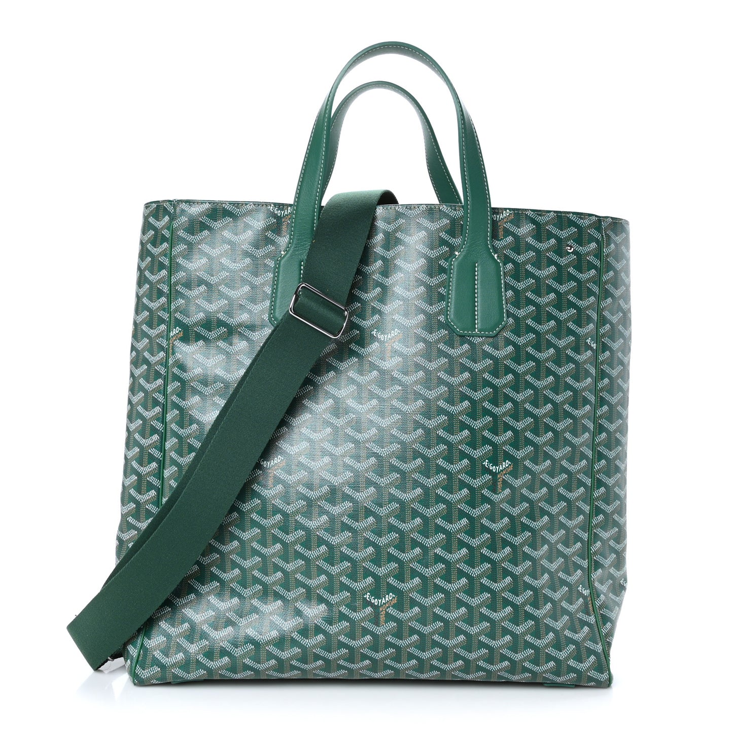 Goyardine Voltaire III Tote Green