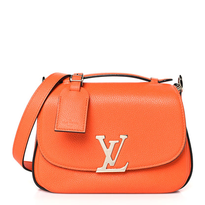 Louis Vuitton Grained Calfskin Vivienne NM Orange 1 of 8