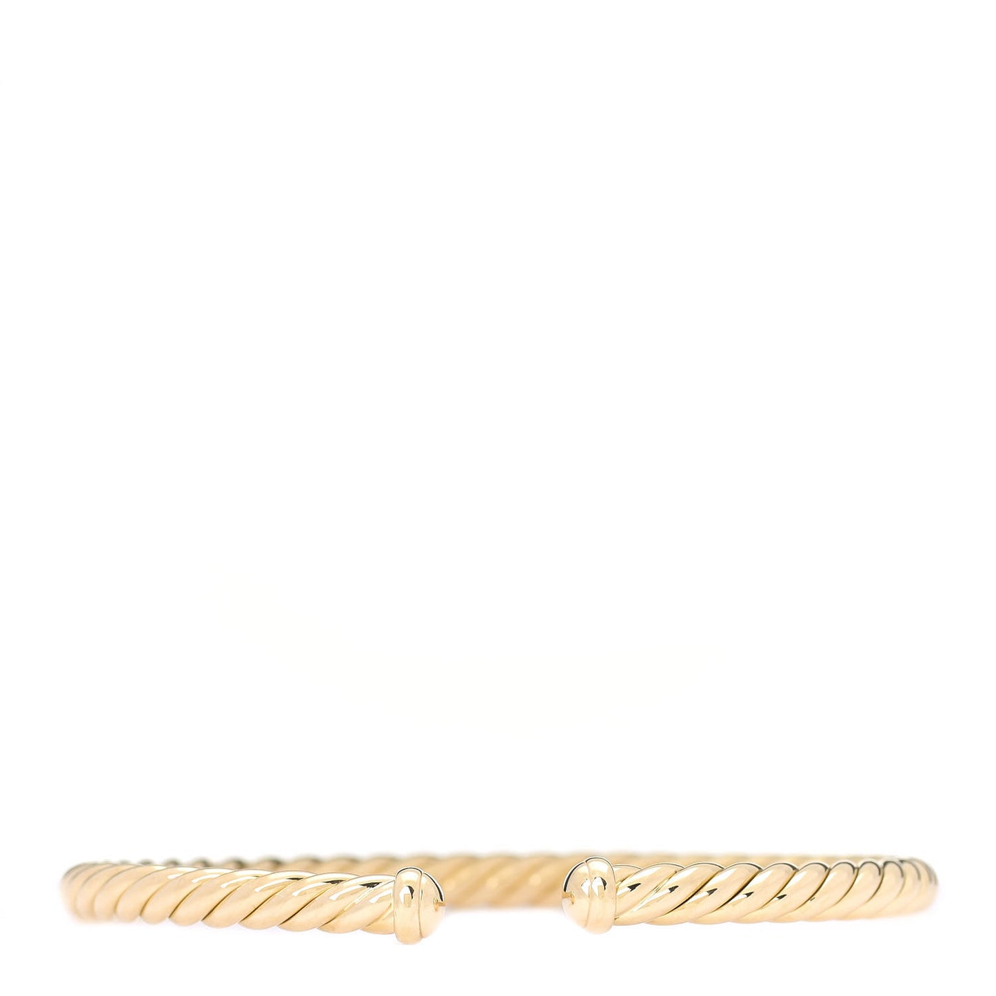 18K Yellow Gold 4mm Cablespira Bracelet