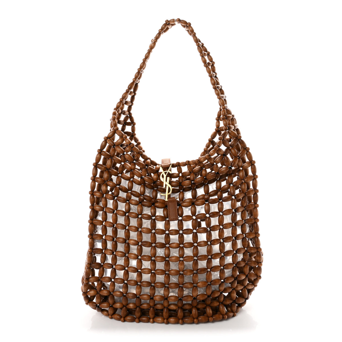 Wood Bead Large Le 5 A 7 Soft Hobo Light Wood