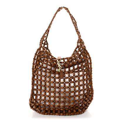 Saint Laurent Wood Bead Large Le 5 A 7 Soft Hobo Light Wood 1 of 10