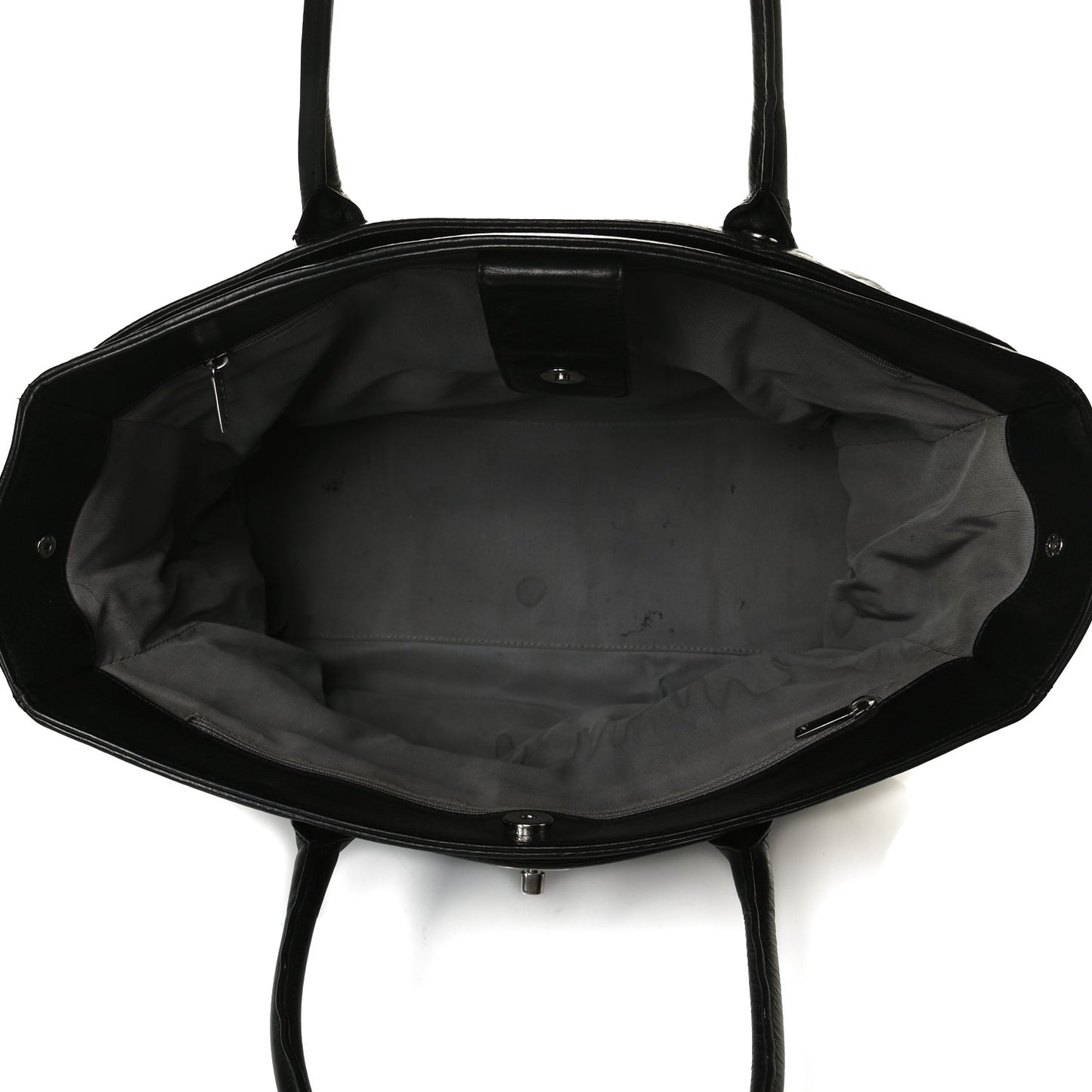 Deerskin Cerf Executive Shopper Tote Black