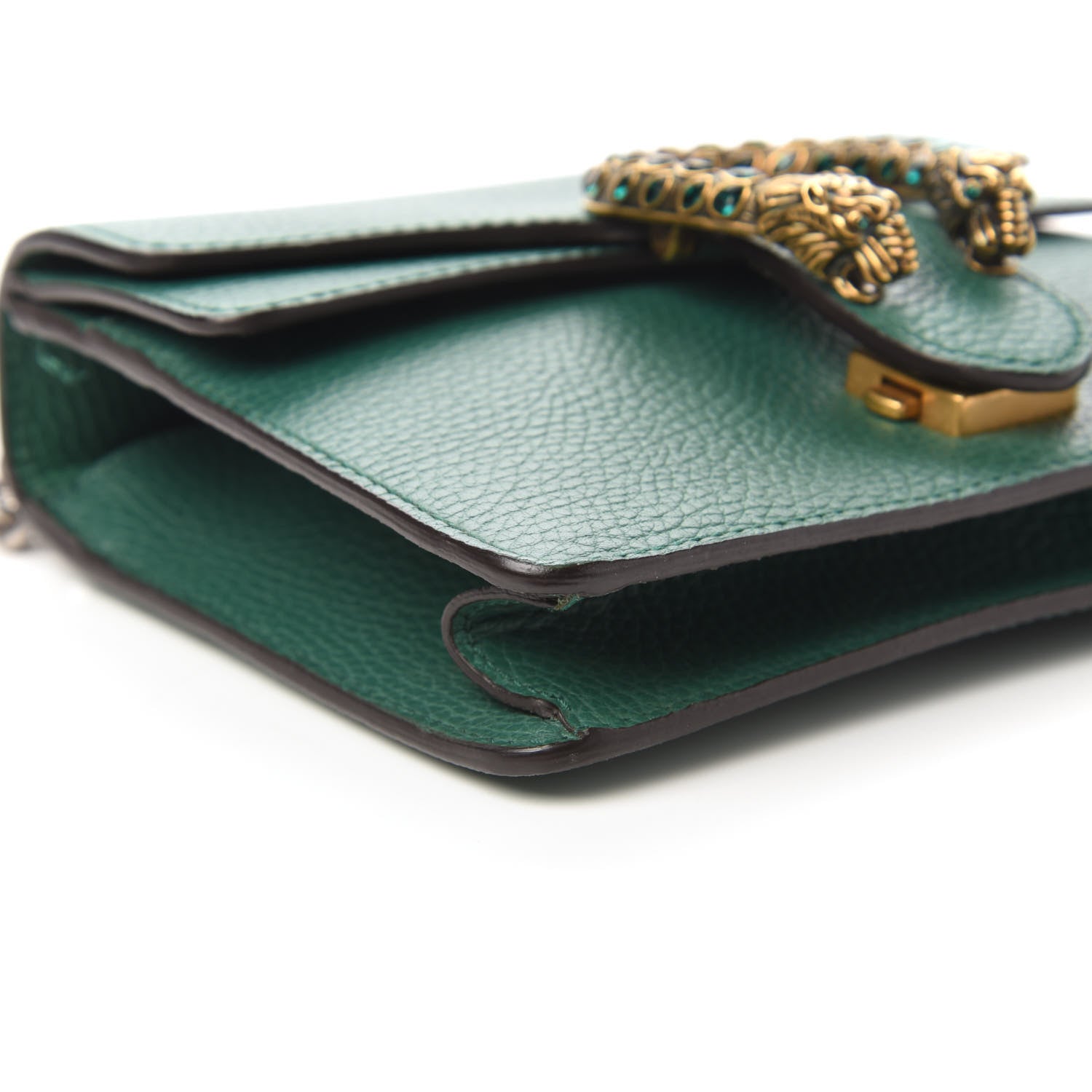 Gucci Calfskin Mini Dionysus Shoulder Bag Emerald 7 of 13