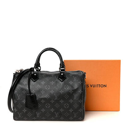 Louis Vuitton Monogram Eclipse Speedy Soft 30 10 of 10