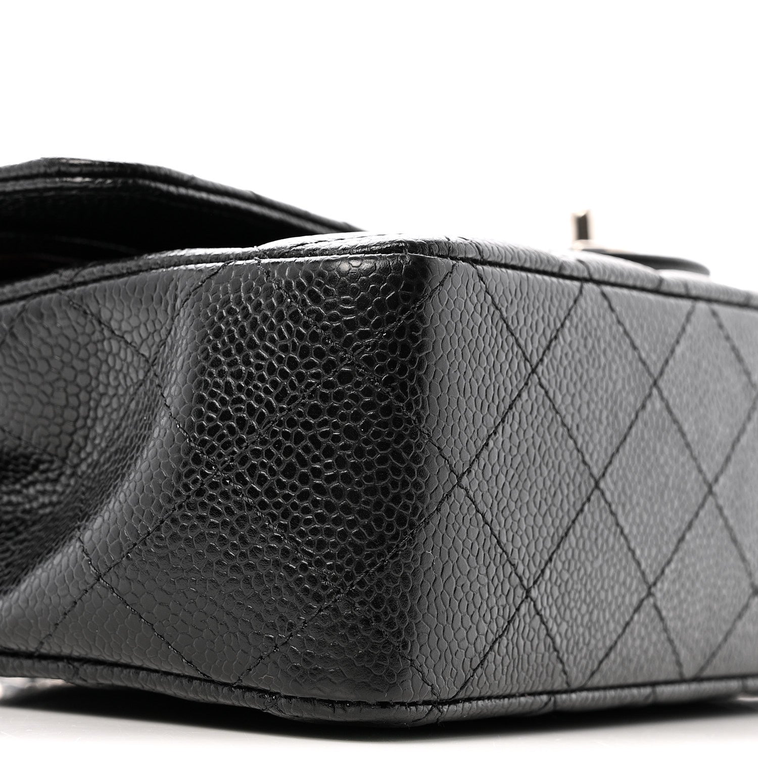Chanel Caviar Quilted Medium Double Flap Black 9 of 13
