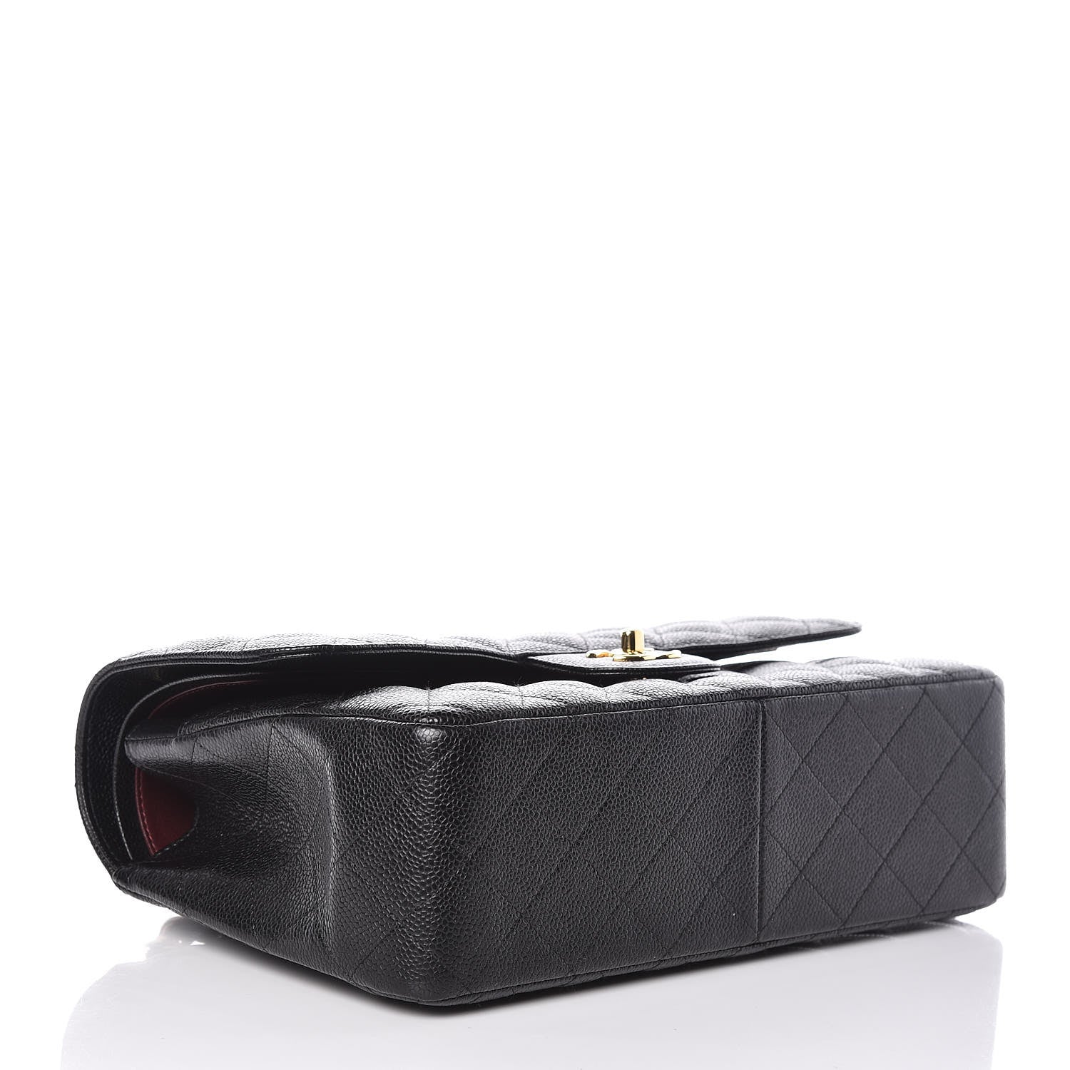 Chanel Caviar Quilted Jumbo Double Flap Black 4 of 10