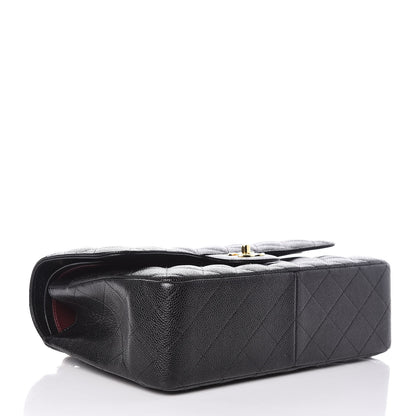 Chanel Caviar Quilted Jumbo Double Flap Black 4 of 10