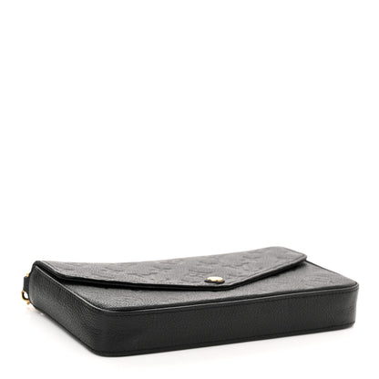 Louis Vuitton Empreinte Pochette Felicie Chain Wallet Black 4 of 13