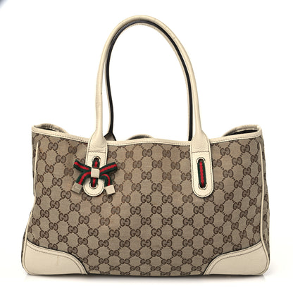 Gucci Monogram Medium Princy Tote Off White 1 of 12