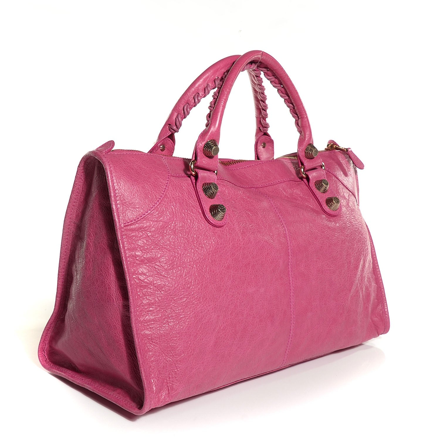 Balenciaga Agneau Giant 21 Rose Gold Hardware Work Cyclamen Fucsia 3 of 11