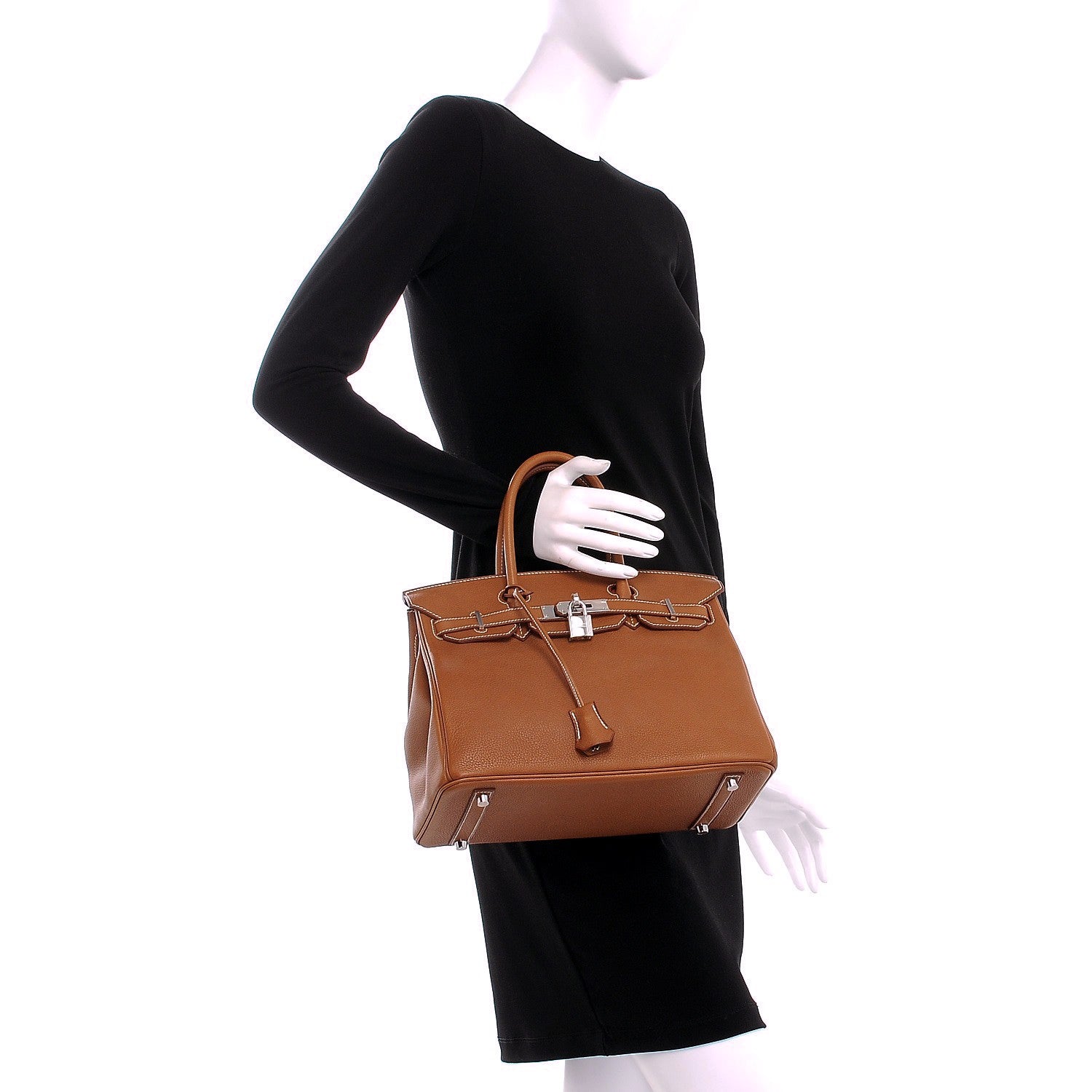 Hermes Natural Barenia Faubourg Birkin 30 Fauve 2 of 27