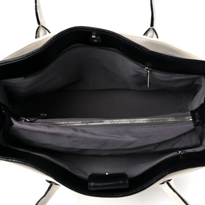 Chanel Lambskin Executive Cerf Shopper Tote White 7 of 16