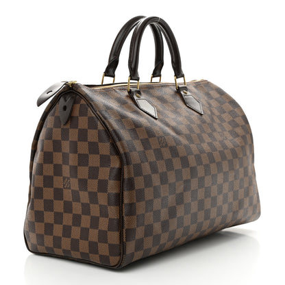 Louis Vuitton Damier Ebene Speedy 35 3 of 12