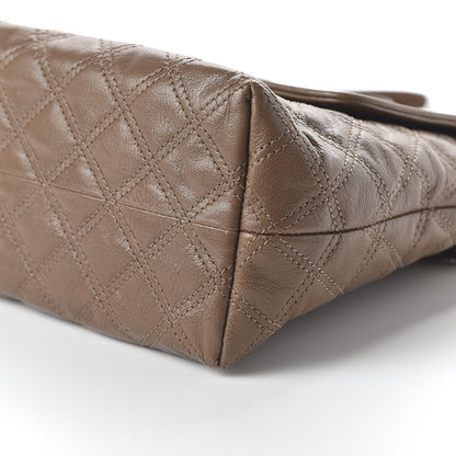 Marc Jacobs Lacquered Lambskin Baroque The XL Single Flap Truffle 7 of 9