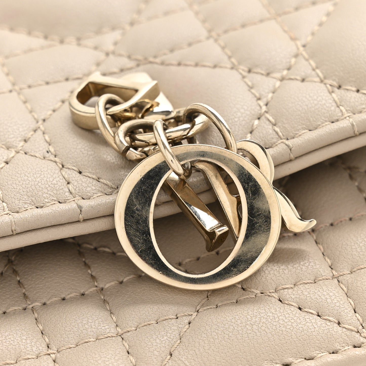 Lambskin Cannage Mini My Dior Bag Sand