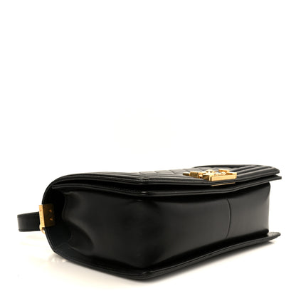 Chanel Lambskin Quilted Medium Boy Flap Black 4 of 11
