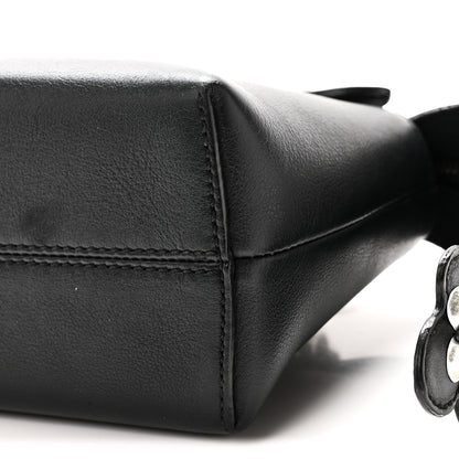 Fendi Shiny Nappa Crystal Croc Tail Mini By The Way Boston Bag Black Smoky Quartz 10 of 10